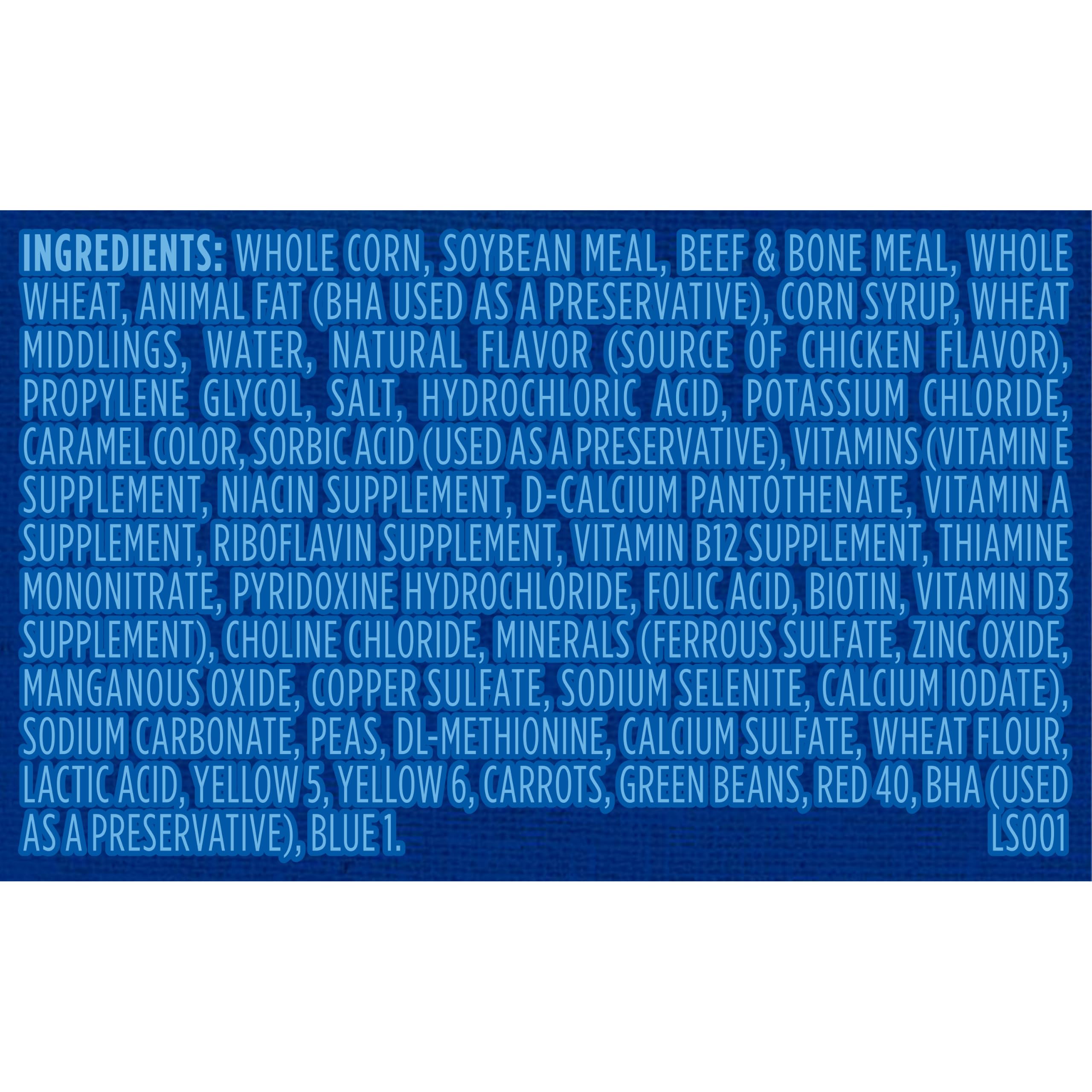 Kibbles 'n Bits chien mangeant montrant satisfaction et appétit