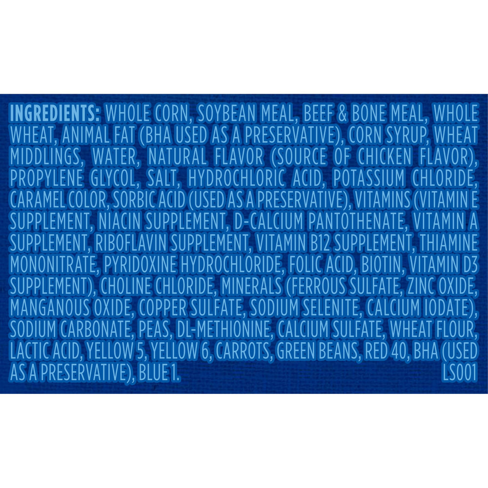 Kibbles 'n Bits chien mangeant montrant satisfaction et appétit