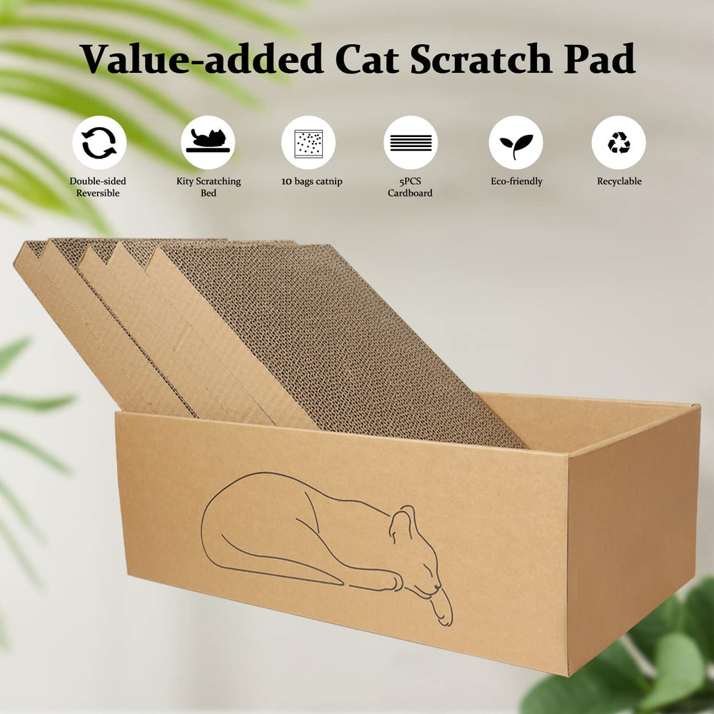 KIDDING PETS chat utilisant le griffoir pour jouer et se détendre