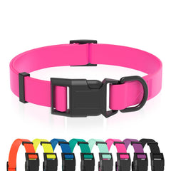 KIDDING PETS collier rose vue de face, couleur visible et solide