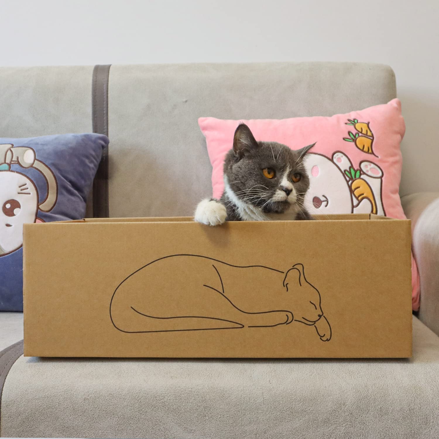 KIDDING PETS griffoir installé dans un salon pour harmonie maison