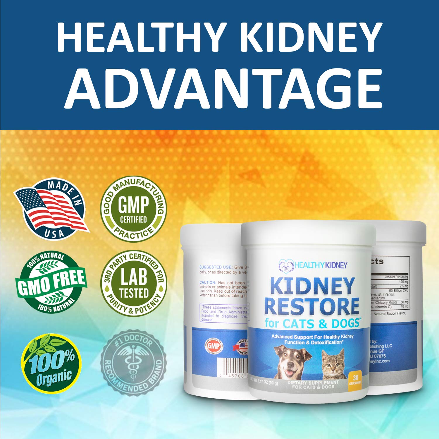 Coin repas apaisant avec Kidney Restore symbolisant routine saine pour animaux