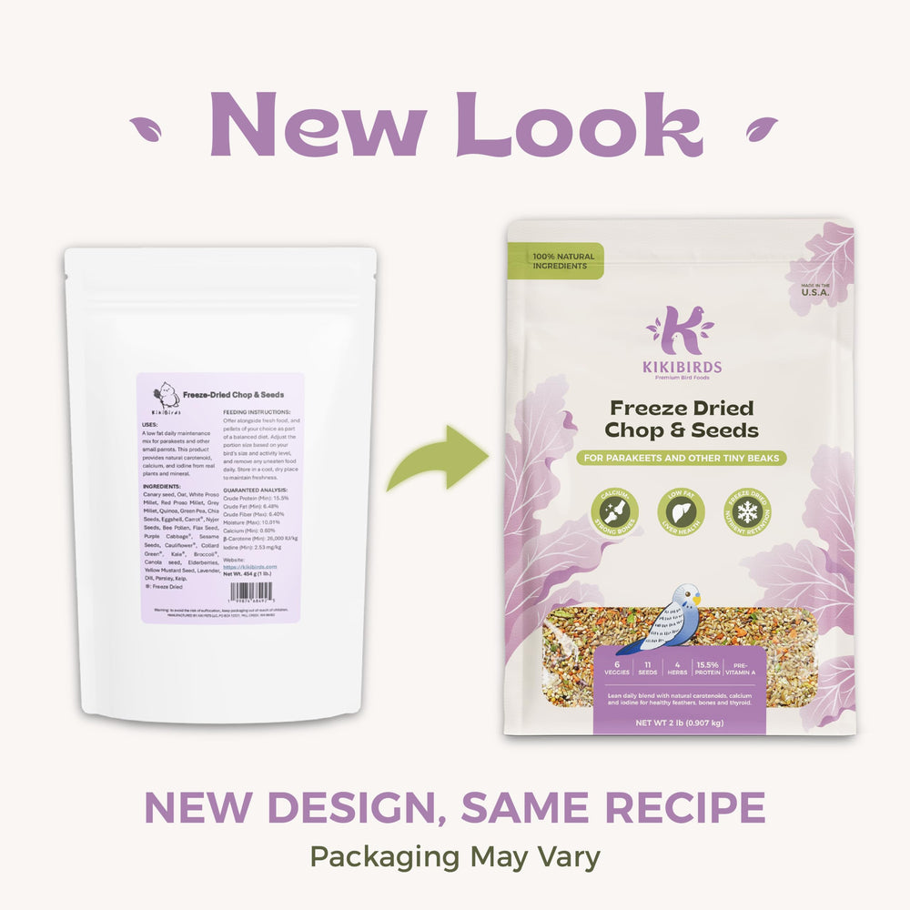 KikiBirds gros plan texture graines et céréales pour diversité nutritionnelle