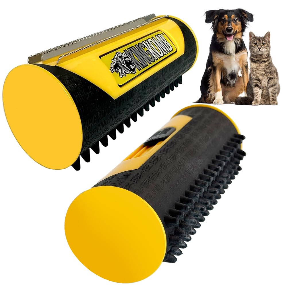 King Kanine vue avant de la brosse montrant son profil et efficacité