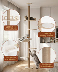 KinoTail hamac en peluche offrant confort et sieste pour grands chats