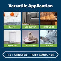 Kinzua Urine B-Gone application sur tapis pour nettoyage en profondeur