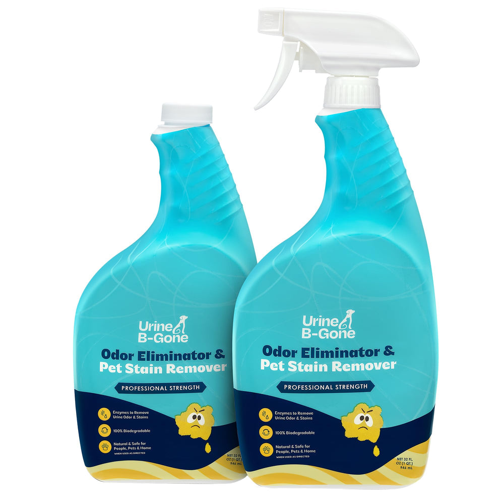Kinzua Urine B-Gone face avant du flacon pour identification rapide