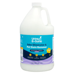 Kinzua Urine B-Gone gallon face avant montrant l'emballage et efficacité rapide