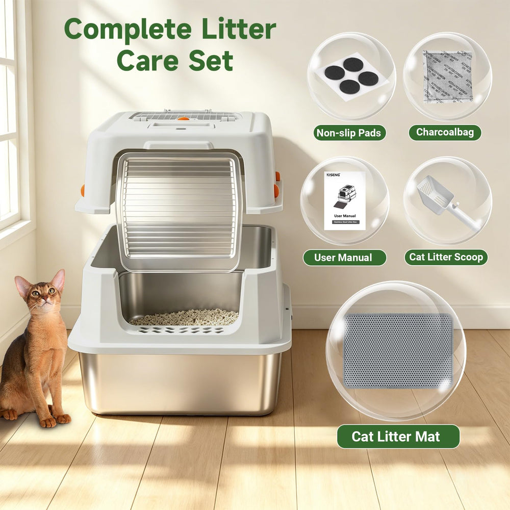 KISENG comparaison taille montre capacité XL adaptée aux grands chats