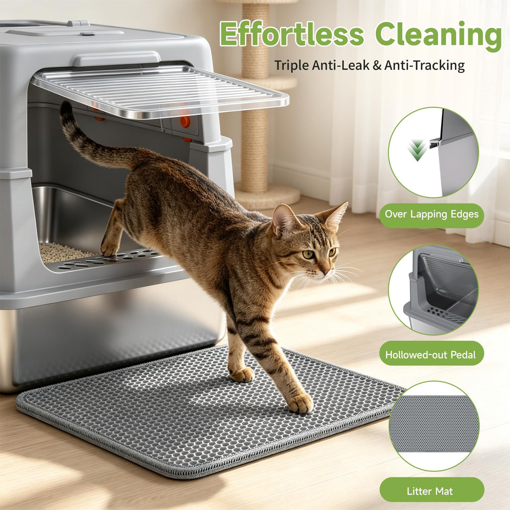 KISENG mode semi-ouvert adapté aux chats timides et ventilation