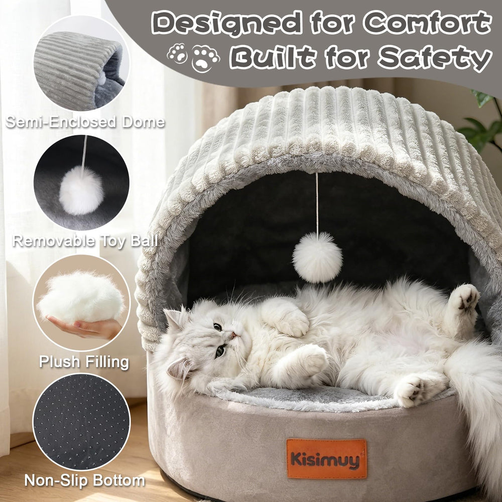 KISIMUY chat utilisant la niche pour détente immédiate