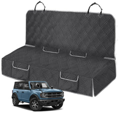 Kistrba housse banquette avant montrée sur Ford Bronco 4 portes protège efficacement