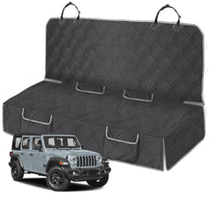 Kistrba housse face avant installée sur banquette Wrangler protège efficacement