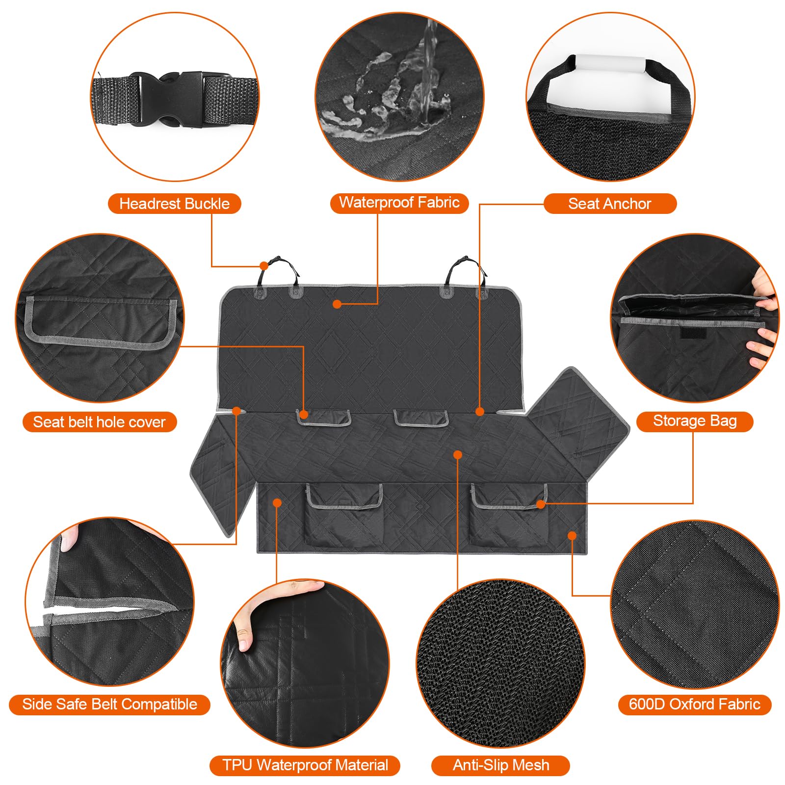 Kistrba pochette de rangement pliée facilite transport et stockage
