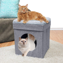 Kitty City gros plan intérieur illustrant la texture douce et le confort lavable