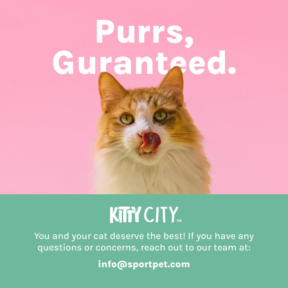 Kitty City détail des bords et épaisseur pour durabilité visible