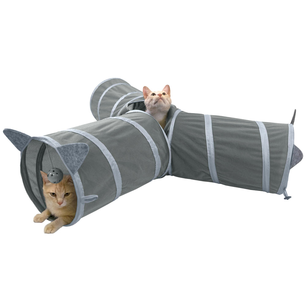 Kitty City tunnel vue de face montrant l'ouverture stable pour jouer