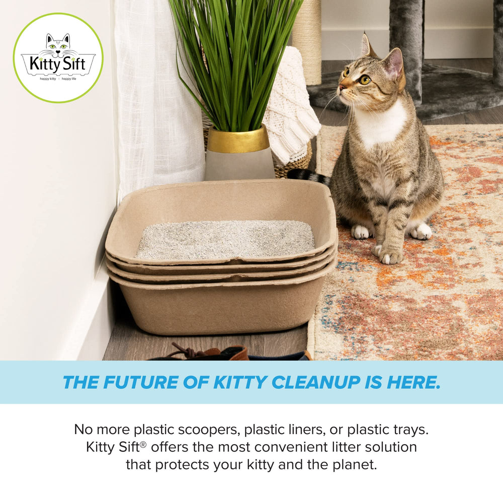 Kitty Sift emballage recyclable mettant en avant matériaux éco-responsables