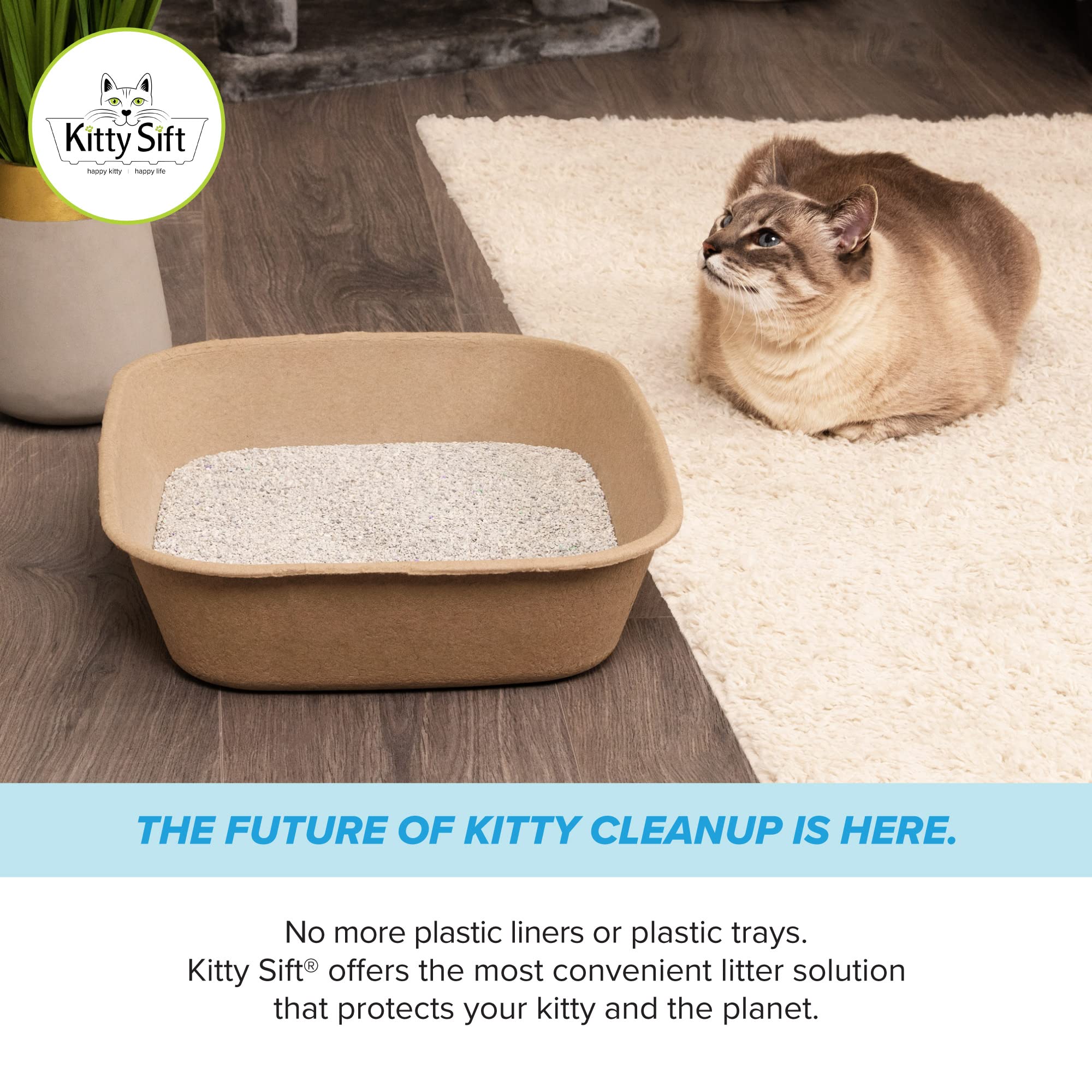 Kitty Sift pack six unités prêt à remplacer bac usagé
