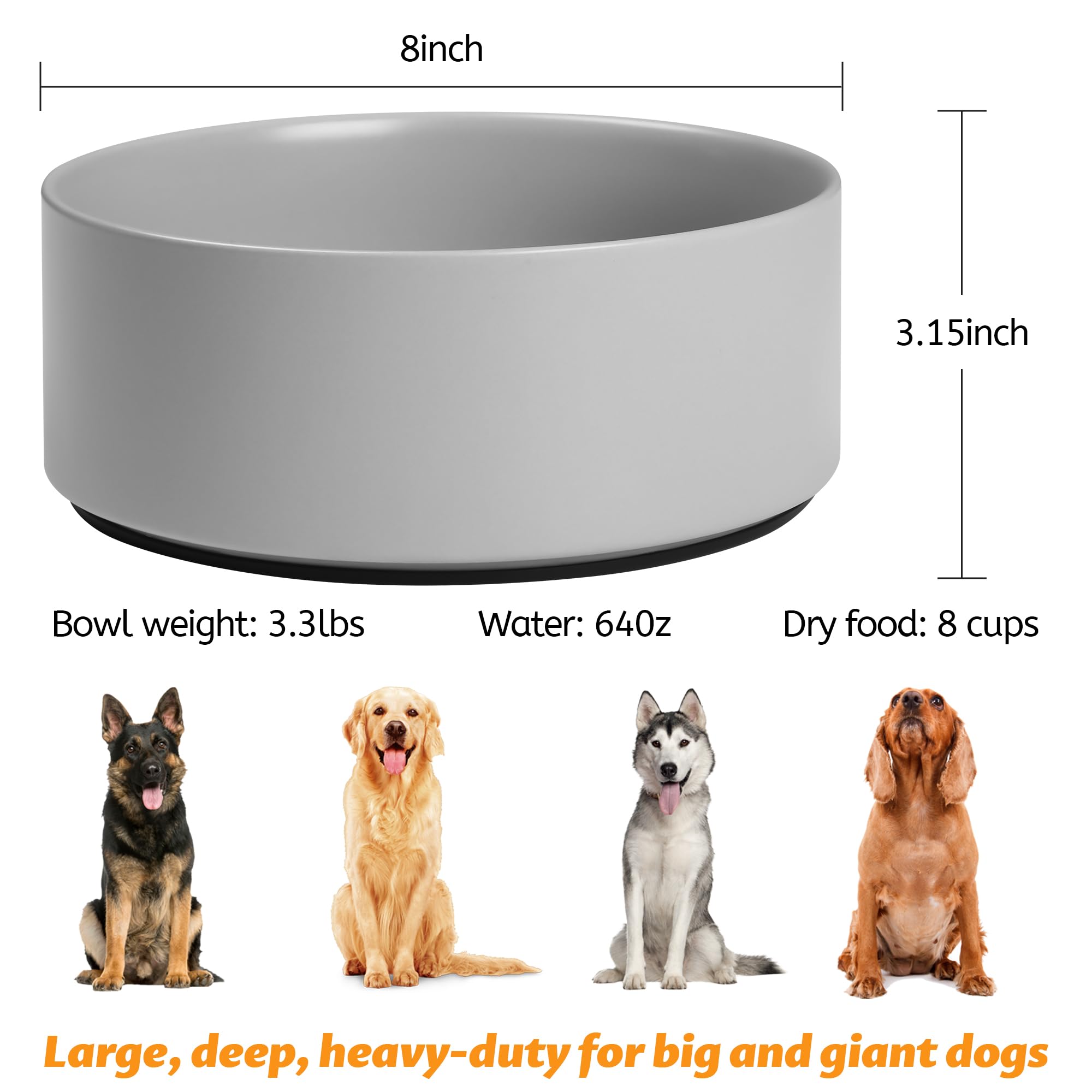 Kitwinney bol en usage avec chien pour repas sans renversement