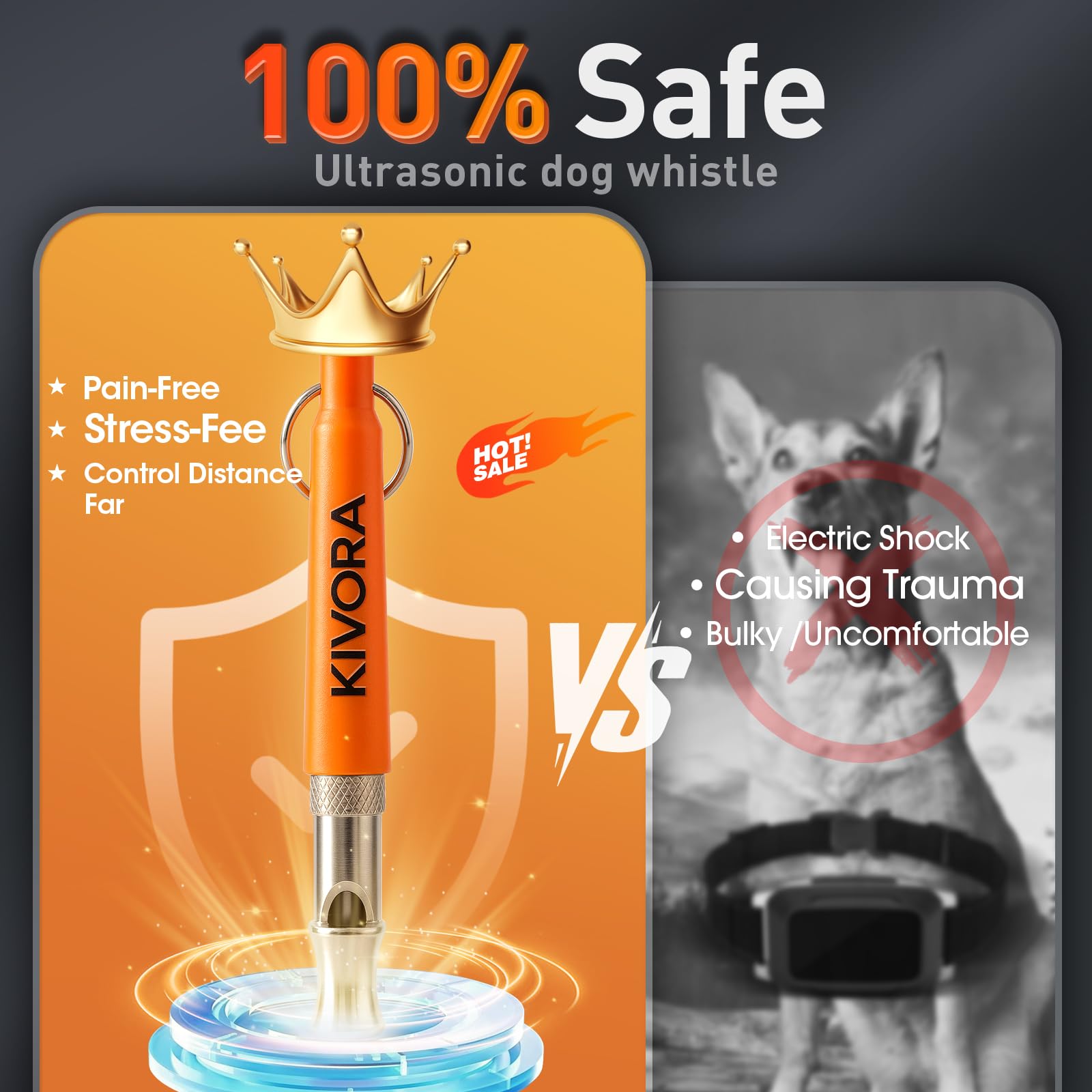 KIVORA détail de l'acier inoxydable 304, durable et résistant à la corrosion