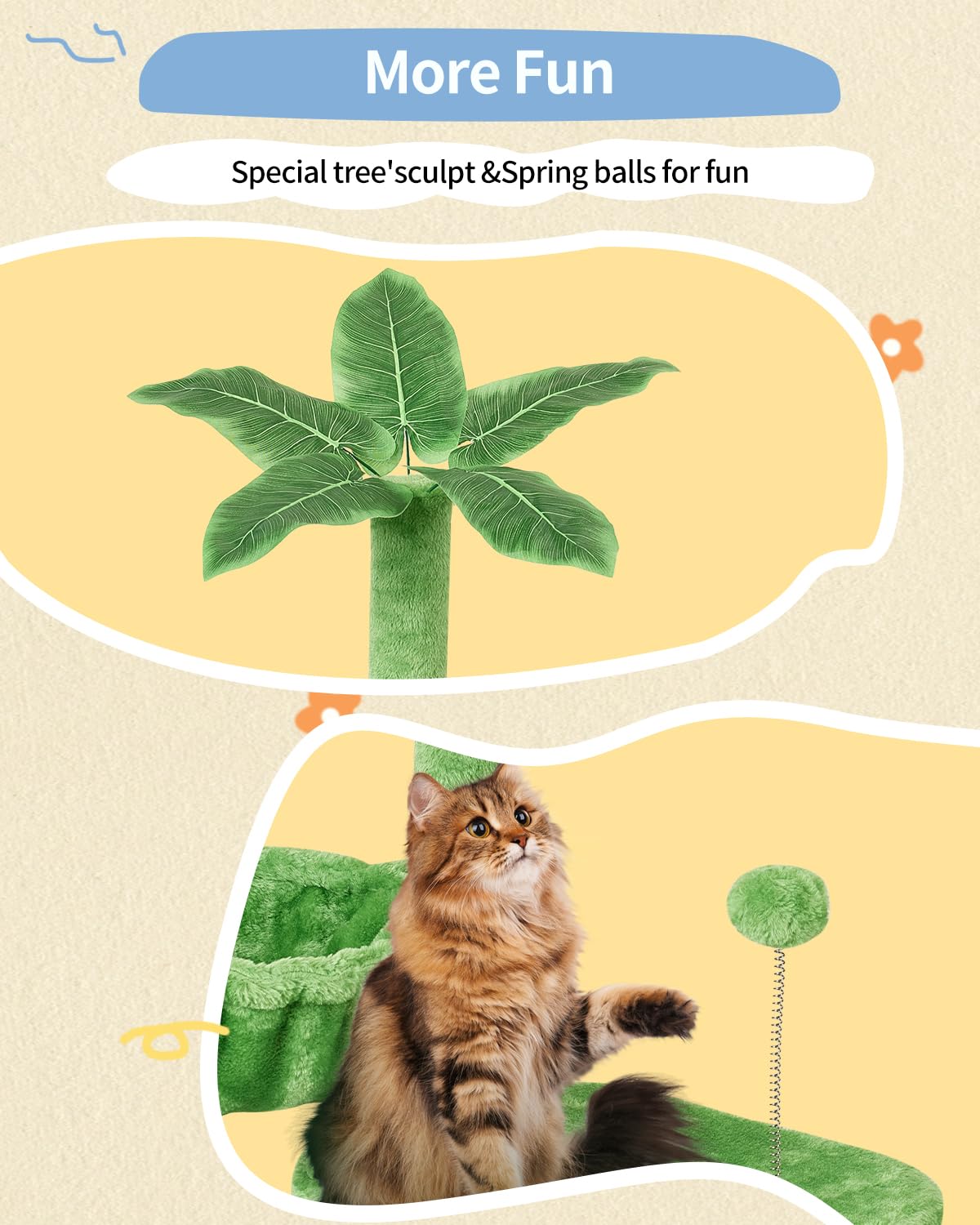 KIYUMI jouets suspendus attrayants pour stimuler chasse et activité physique du chat