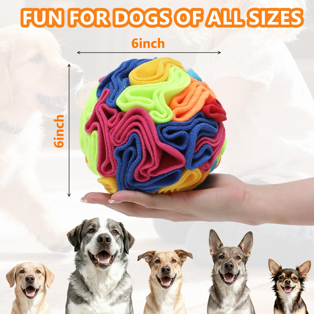 kmirepa Snuffle Ball comparaison taille, adapté aux petits chiens