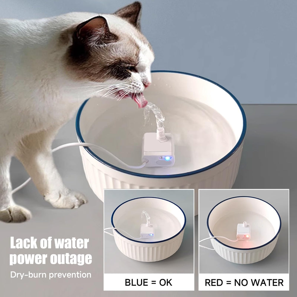 kodrily pompe voyant led bleu et rouge pour sécurité anti-séchage