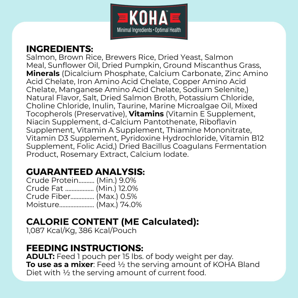 KOHA étiquette nutritionnelle en zoom pour choix informé et équilibré