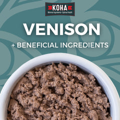 KOHA gros plan texture pâté venaison, digestion facilitée