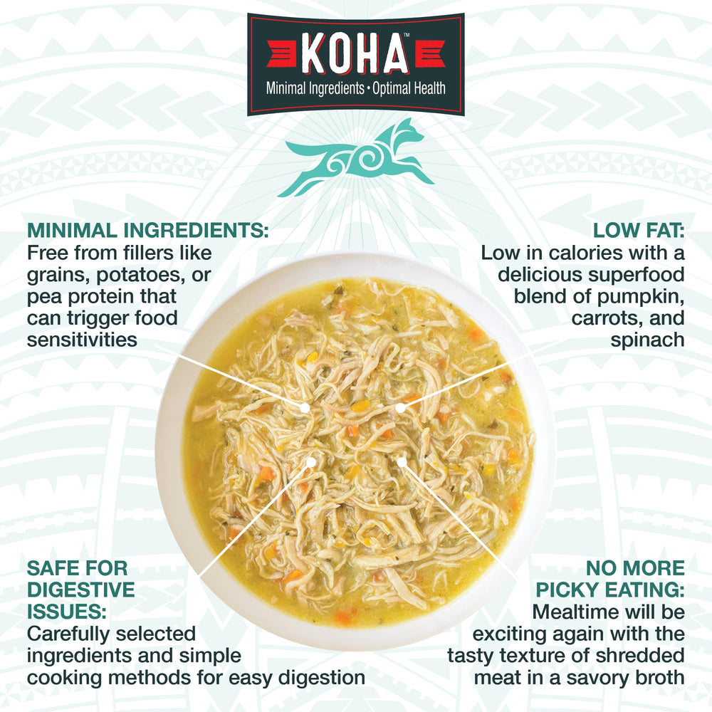 KOHA gros plan sur le bouillon savoureux montrant l'appétence accrue