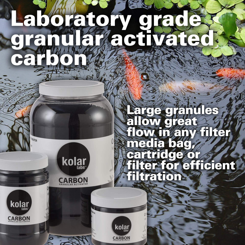 Kolar Labs sac de charbon dans une pochette filtrante, facilité d'installation