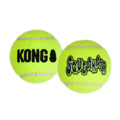 Chien rapportant KONG AirDog Squeaker en parc, stimule l'activité