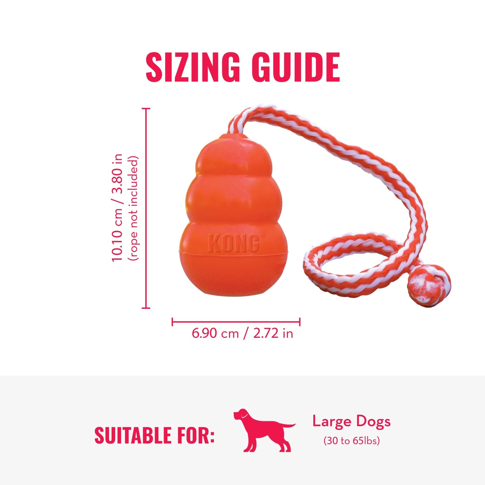 KONG Aqua texture caoutchouc naturel pour durabilité et confort
