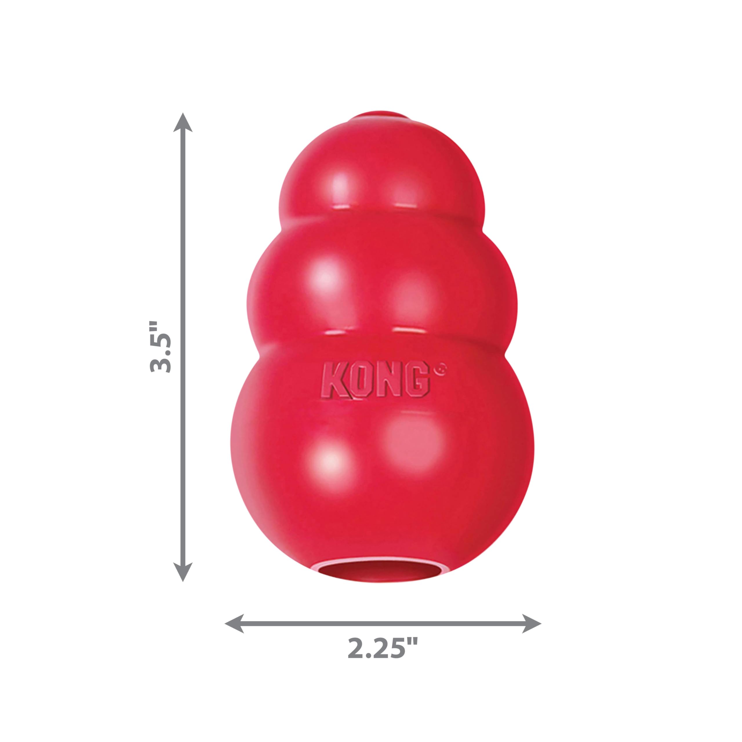 KONG Classic dans le panier supérieur du lave-vaisselle pour nettoyage facile