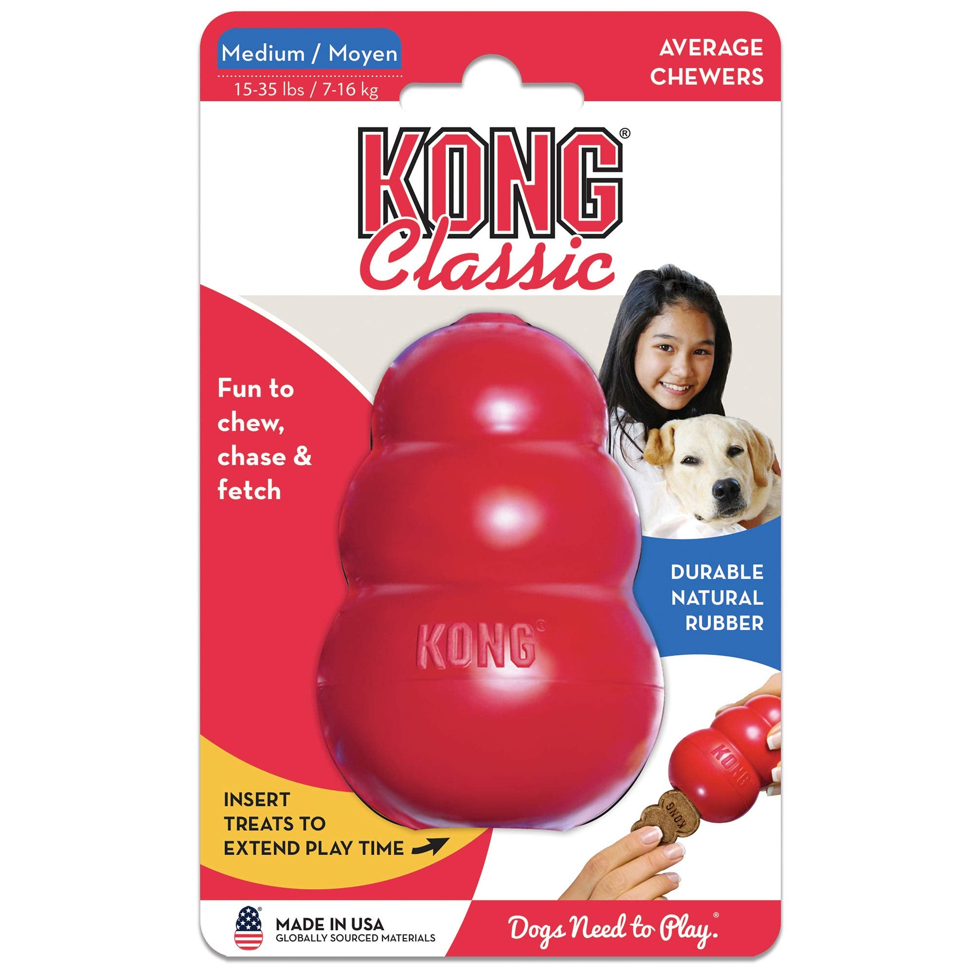 KONG Classic placé dans un salon moderne pour enrichissement quotidien