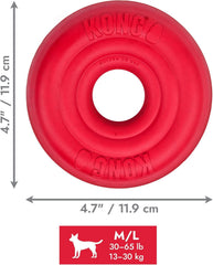 KONG Donut vu de face, forme d'anneau pour rebond et prise facile