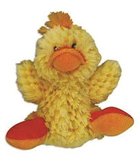 KONG chien jouant avec le jouet canard montrant stimulation et amusement