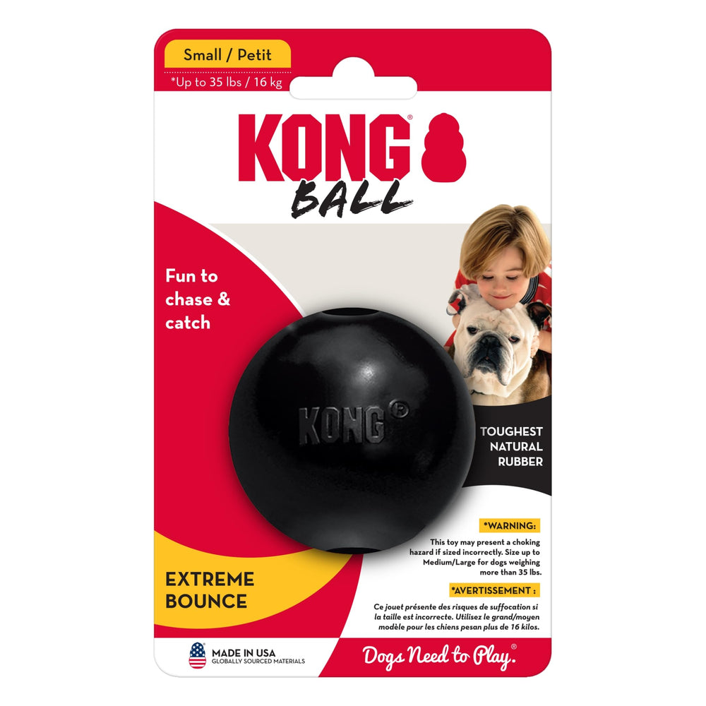Chien attrapant la KONG Extreme en plein lancer pour exercice et rapport