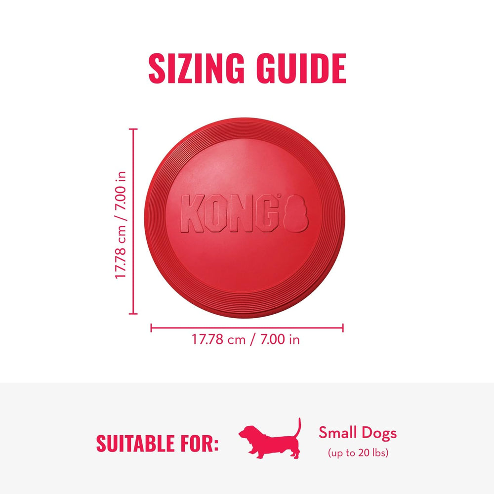 KONG Flyer comparaison d’échelle pour juger la taille adaptée