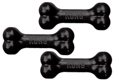KONG Goodie Bone vue de face montrant la forme d'os et la robustesse pour mâcher