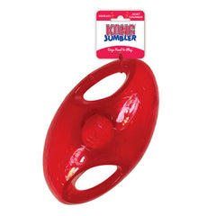 Chien courant avec le KONG Jumbler Football pour activité physique et plaisir