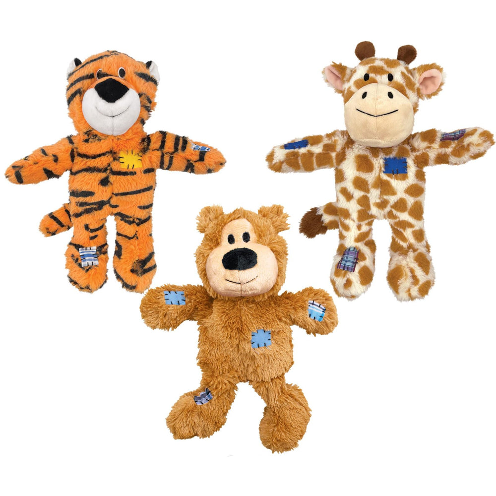 KONG pack avec Ours Girafe Tigre montrant diversité et jeu
