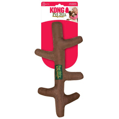 KONG PetStix chien ramène le bâton montrant plaisir et robustesse