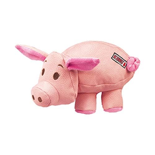 Chien jouant avec KONG Phatz Pig augmentant l’engagement ludique