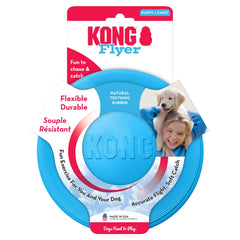 KONG Puppy Flyer profil montrant la courbe douce et rebond contrôlé