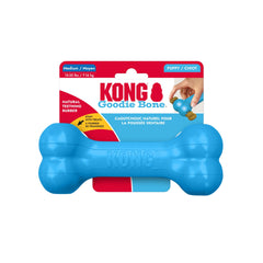 KONG Puppy Goodie Bone gros plan sur la texture apaisante pour gencives