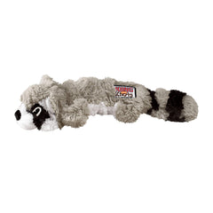 KONG Raccoon face du jouet peluche montrant l'attrait visuel et durabilité