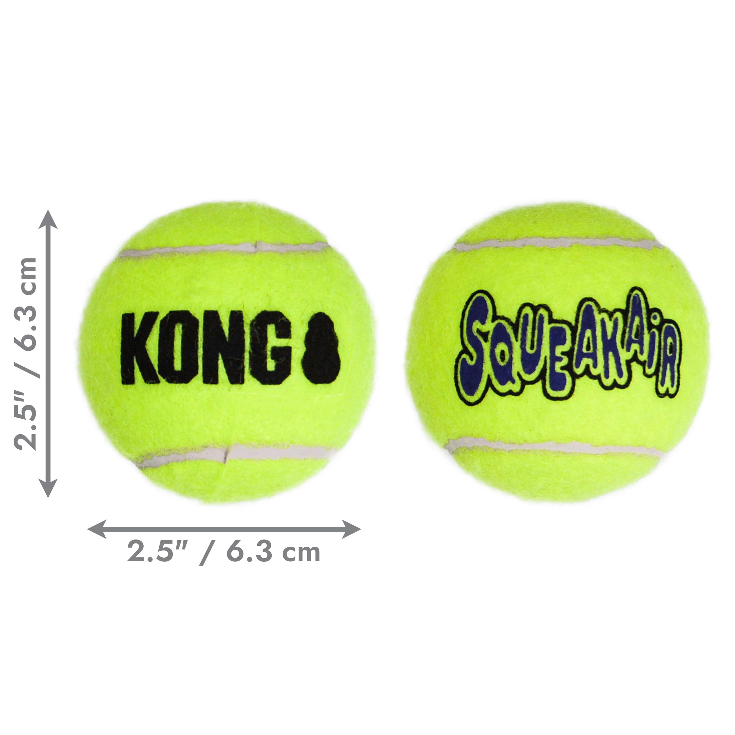 KONG SqueakAir détail du couineur interne stimulant le jeu et l'intérêt