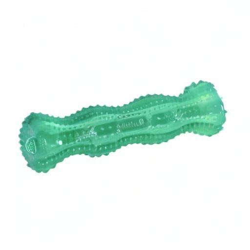 Ambiance salon montrant KONG Squeezz Dental Stick favorisant le jeu apaisant